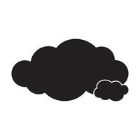cloud icon on white background vector