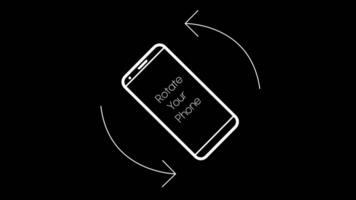 Rotate Your Mobile Phone Animation video