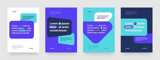 Simple layout template for events, companies or any business related. With a frame for your message. Design for flyer, poster, cover, brochure, banner or any layout. vector