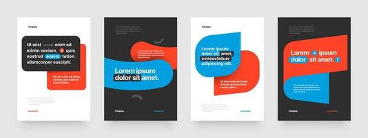 Simple layout template for events, companies or any business related. With a frame for your message. Design for flyer, poster, cover, brochure, banner or any layout. vector