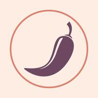 Chilli applicable trendy icon gorgeous abstract illustration artwork colorful design vector