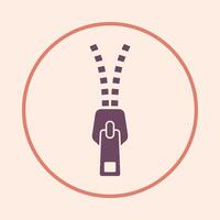 Zipper applicable trendy icon gorgeous abstract illustration artwork colorful design vector
