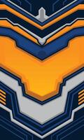 Racing style geometric abstract background. Sublimation printing jersey fabric template vector