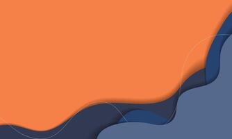 Wavy dynamic abstract fluid empty background vector