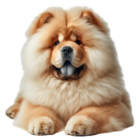 Chow chow dog isolated from background png