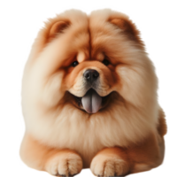 Chow chow dog isolated from background png