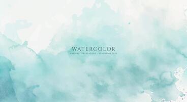 Abstract horizontal watercolor background. Neutral light colored empty space background illustration vector