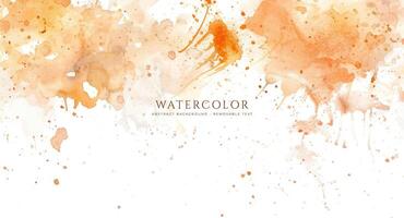 Abstract horizontal watercolor background. Neutral light colored empty space background illustration vector