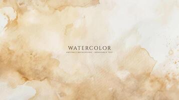 Abstract horizontal watercolor background. Neutral light colored empty space background illustration vector