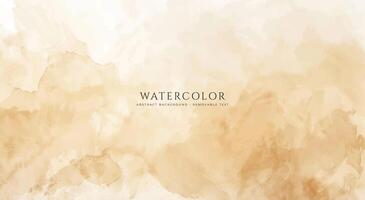 Abstract horizontal watercolor background. Neutral light colored empty space background illustration vector