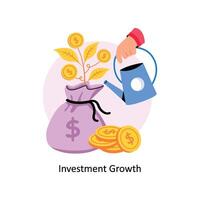 Investment Growth concepts style illustration. EPS 10 File vector