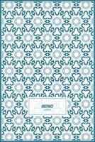 abstract pattern of random shape and imperfect hexagon vector