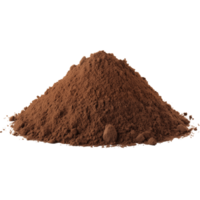 Mound of soil isolated on transparent background png