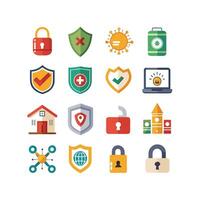 Security Icon Set Collection Illustration vector