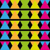 seamless geometric pattern colorful triangle vector