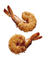 Two Fried Shrimp png