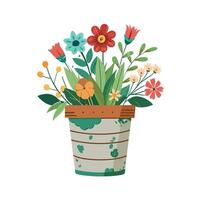 Flowerpot Houseplant Illustration vector