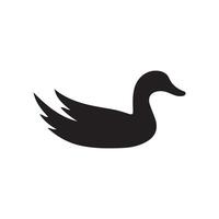 duck silhouettes, Lake Ducks Silhouette, Duck silhouettes, duck collection, various poses, black isolated figures vector