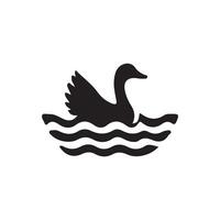duck silhouettes, Lake Ducks Silhouette, Duck silhouettes, duck collection, various poses, black isolated figures vector
