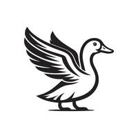 duck silhouettes, Lake Ducks Silhouette, Duck silhouettes, duck collection, various poses, black isolated figures vector