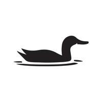 duck silhouettes, Lake Ducks Silhouette, Duck silhouettes, duck collection, various poses, black isolated figures vector