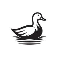 duck silhouettes, Lake Ducks Silhouette, Duck silhouettes, duck collection, various poses, black isolated figures vector