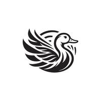 duck silhouettes, Lake Ducks Silhouette, Duck silhouettes, duck collection, various poses, black isolated figures vector