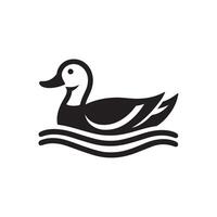 duck silhouettes, Lake Ducks Silhouette, Duck silhouettes, duck collection, various poses, black isolated figures vector