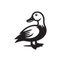 duck silhouettes, Lake Ducks Silhouette, Duck silhouettes, duck collection, various poses, black isolated figures vector