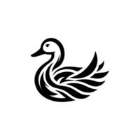 duck silhouettes, Lake Ducks Silhouette, Duck silhouettes, duck collection, various poses, black isolated figures vector