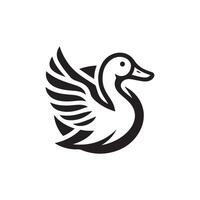 duck silhouettes, Lake Ducks Silhouette, Duck silhouettes, duck collection, various poses, black isolated figures vector