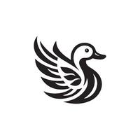duck silhouettes, Lake Ducks Silhouette, Duck silhouettes, duck collection, various poses, black isolated figures vector