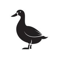 duck silhouettes, Lake Ducks Silhouette, Duck silhouettes, duck collection, various poses, black isolated figures vector