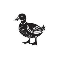 duck silhouettes, Lake Ducks Silhouette, Duck silhouettes, duck collection, various poses, black isolated figures vector