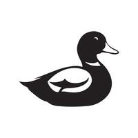 duck silhouettes, Lake Ducks Silhouette, Duck silhouettes, duck collection, various poses, black isolated figures vector