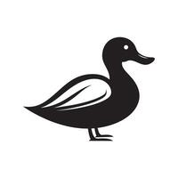 duck silhouettes, Lake Ducks Silhouette, Duck silhouettes, duck collection, various poses, black isolated figures vector