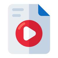 A unique design icon of file vector