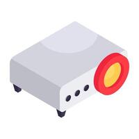 A trendy design icon of projector vector