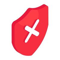 Perfect design icon of no security vector