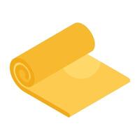A unique design icon of carpet vector