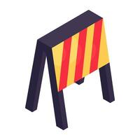 Modern design icon of info board vector