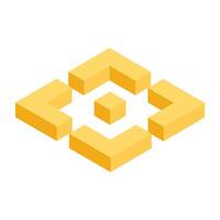 Editable design icon of 3d model vector