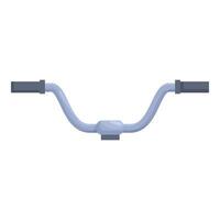 Bicycle handlebar allowing cyclist to steer and maintain balance vector
