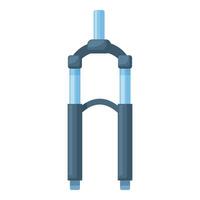 Bicycle fork providing comfortable riding experience illustration vector