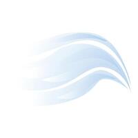 Abstract blue wave design forming a sense of motion and energy vector