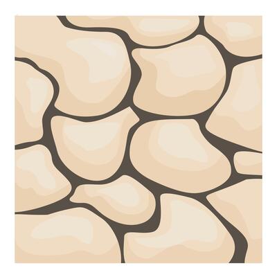 Seamless stone texture forming irregular pattern