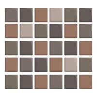 Square tiles forming a geometric pattern with brown shades vector