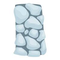 Seamless texture of stone wall forming a repeating pattern vector