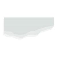 White torn paper scrap with shadow is creating a design vector