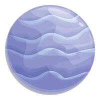 Neptune planet floating in the solar system vector